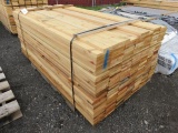 PALLET OF 6' X 1'' X 6'' CEDAR BOARDS (APPROXIMATELY 242 BOARDS)