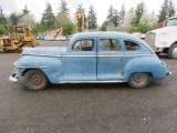 1948 PLYMOUTH DELUXE *TOWED IN - NON RUNNING *NO KEY