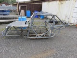 OFF ROAD SPORT/BUGGY FRAME (NO SUSPENSION OR RUNNING GEAR) OVERALL LENGTH 140'' (HAS SOME DAMAGE)