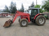 MASSEY FERGUSON 6150 4X4 TRACTOR W/FRONT LOADER