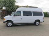 2006 FORD E250 CARGO VAN W/REAR WHEEL CHIAR LIFT