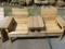 DOUBLE SEAT CEDAR BENCH, 24'' X 66''