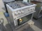 36 INCH, JADE RANGE, GAS STAINLESS STEEL 6 BURNER STOVE W/OVEN, ELECTRIC ST