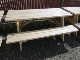 CEDAR PICNIC TABLE 58'' X 72''