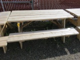 CEDAR PICNIC TABLE 58'' X 72''