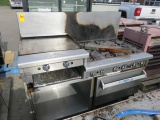 IMPERIAL GAS (6) BURNER RANGE/OVEN W/ GRILL TOP