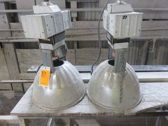 (2) COOPER 1000W SHOP LIGHTS