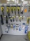 INVENTORY ON (1) SECTION GONDOLA SHELVING-IRWIN PLIERS, WRENCHES, VISE-GRIP