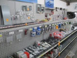 LOT OF HANGING PACKAGED INVENTORY - IN-WALL TIMERS, DIMMER SWITCHES & KNOBS