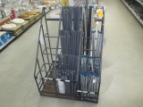 METAL RACK W/ GALVANIZED PIPE & PVC PIPE