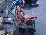 CART MOUNTED HOSE REEL W/ HOSE