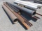 LOT OF ASSORTED ANGLE IRON & STEEL PIPE