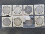 (6) 1879 & (2) 1878 MORGAN SILVER DOLLARS