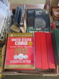 ASSORTED COIN BOOKS & EMPTY COIN ALBUMS