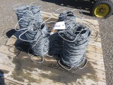 (4) ASSORTED ROLLS OF FENCE WIRE (ASSORTED LENGTHS)