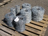 (7) ROLLS OF BARBED WIRE (ASSORTED LENGTHS)