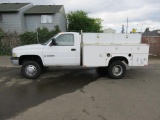 2001 DODGE RAM 3500 UTILITY TRUCK *GOVERNMENT CERTIFICATE TO OBTAIN TITLE