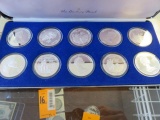 CHRISTOPHER COLUMBUS 500TH ANNIVERSARY SILVER PROOF COIN SET