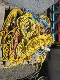 PALLET W/ASSORTED EXTENSION CORDS
