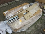 PALLET W/ 30'' SQUEEGEE'S, WALL WASHING KITS, AND DUST MOP HANDLES