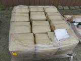 PALLET W/(12) CASES OF WHITE HOODED COVERALLS W/ ELASTIC WRISTS AND ANKLES