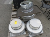 (4) ASSORTED STAINLESS STEEL COMMERCIAL EXHAUST FANS