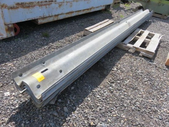 (10) GALVANIZED GUARD RAIL APPROX. 13'7"