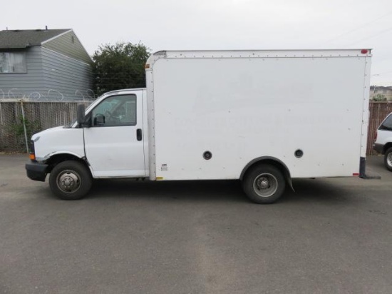 2006 GMC SAVANA G3500 12'6" CUTAWAY BOX VAN