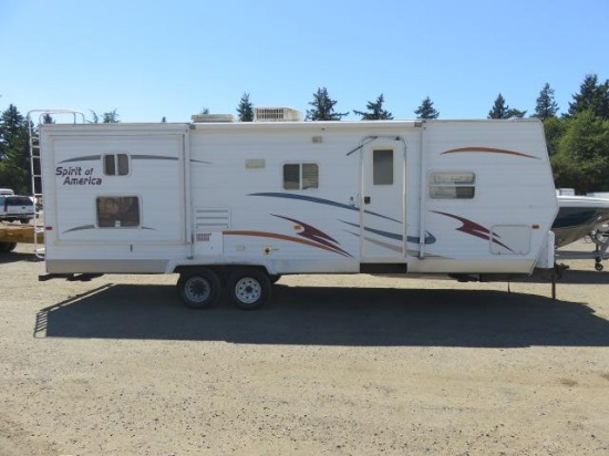2007 COACHMEN SPIRIT OF AMERICA 28DSB TRAVEL TRAILER