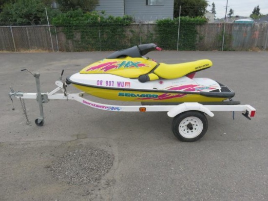 1996 SEADOO HX BOMBARDIER JETSKI