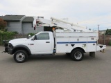 2011 DODGE RAM 5500 4X4 BUCKET TRUCK