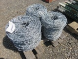 (3) ROLLS BARBED WIRE