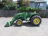 JOHN DEERE 4700 4X4 TRACTOR W/ FRONT LOADER