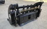 72'' SKID STEER ROOT RAKE GRAPPLE W/ (2) HYDRAULIC CYLINDERS