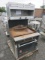 WOLF NATURAL GAS OVEN/ GRIDDLE TOP W/ 3 SHELF UPPER WARMER
