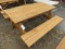 5' X 58'' ALL CEDAR PICNIC TABLE