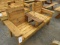 DOUBLE SEAT CEDAR BENCH 66'' X 28''