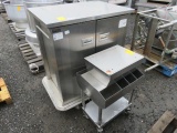 SECO STAINLESS STEEL FOOD CART, AND STAINLESS STEEL ROLLING CART