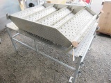 4-STEP ALUMINUM STAIR SET W/ 40'' X 60'' ALUMINUM PLATFORM