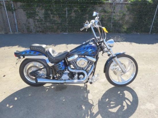 2003 ASSEMBLED CUSTOM SOFTAIL MOTORCYCLE *TITLE DELAY
