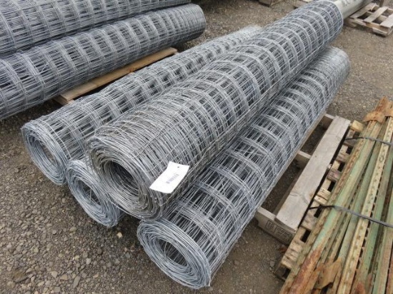 (4) ROLLS OF 6' FIELD FENCING