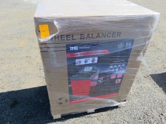 HEAVY DUTY WHEEL BALANCER, 110V, 60HZ (UNUSED IN CRATE)