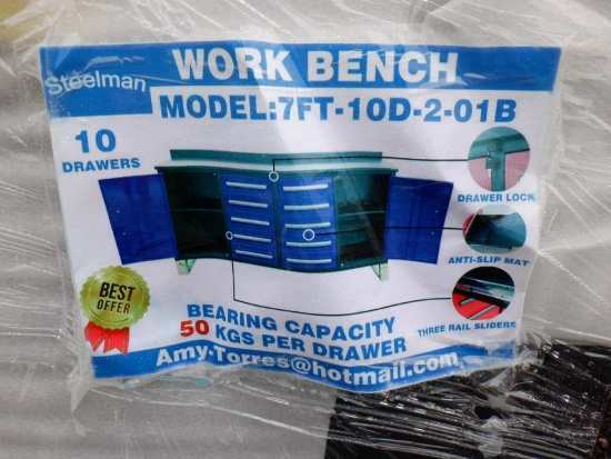 2019 STEELMAN 7' WORK BENCH