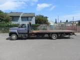 1992 GMC C6500 SLE TOPKICK ROLL-DECK TOW TRUCK *TITLE DELAY