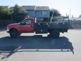 2004 FORD F450 FLATBED UTILITY SERVICE TRUCK