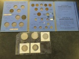 LOT OF U.S. COINS INCLUDING: ALBUM OF ASSORTED TYPES OF U.S COINS, (2) SILVER DOLLARS- 1921 & 1922