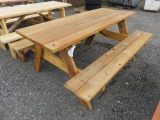 6'X58'' CEDAR PICNIC TABLE