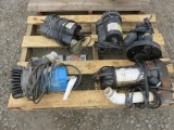 PALLET W/(5) ASSORTED SUBMERSIBLE PUMPS