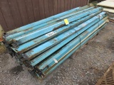 PALLET W/APPROX. (35) 8' PALLET RACK LOAD BEAMS