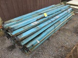 PALLET W/APPROX. (35) 8' PALLET RACK LOAD BEAMS